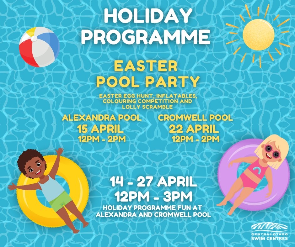 Easter Holiday Programmes - libraries and pools - Central Otago ...