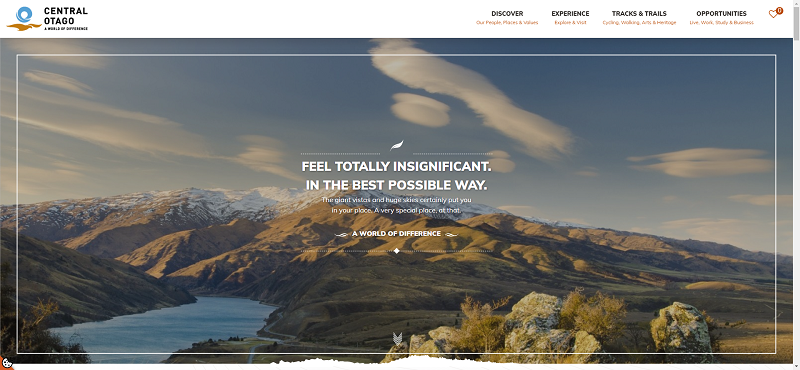 Central Otago NZ website home page